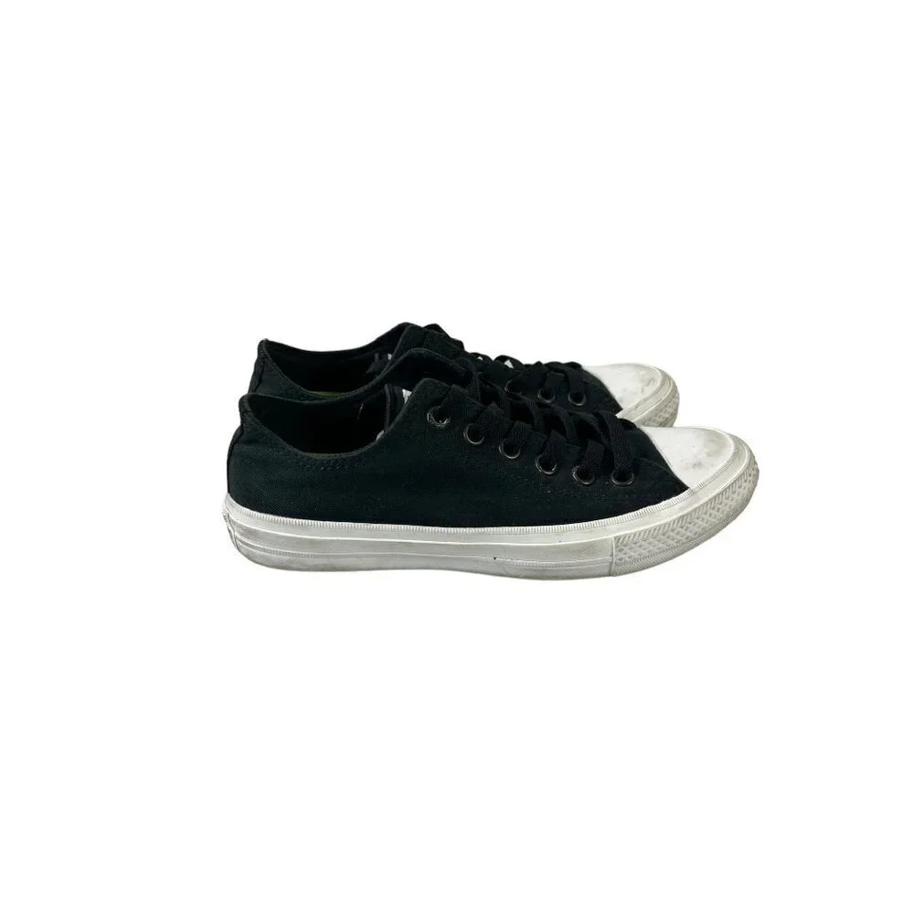 Chuck Taylors with Lunarlon Converse Black & White Low Top Sneakers